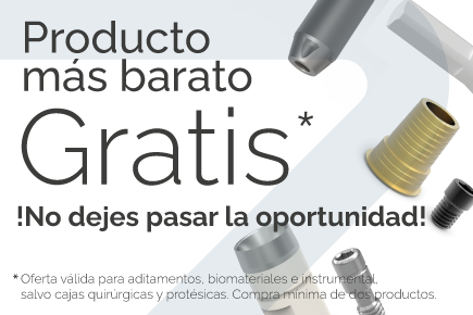 Promoción gratis producto más barato